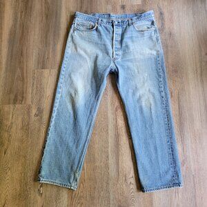 Vintage Levis 501 Jeans Mens 42x31 (39x28.5) Button Fly 1993 Made USA 501-0115
